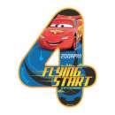 Lightning Mcqueen Number 4 Edible Icing Image